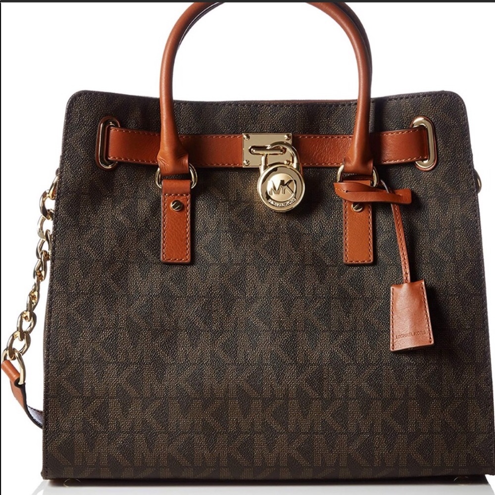 Authentic Logo Michael Kors Large Hamilton